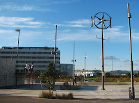 Wind turbine at Waitangi Park