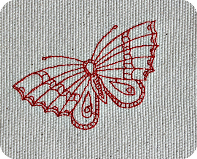 redwork, free embroidery design, broderie gratuite 