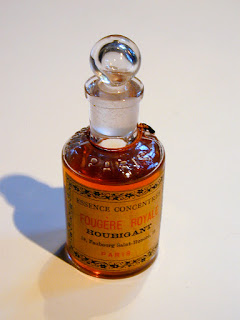 Early bottle, circa 1884, of Fougère Royale (Houbigant) by perfumer Paul Parquet