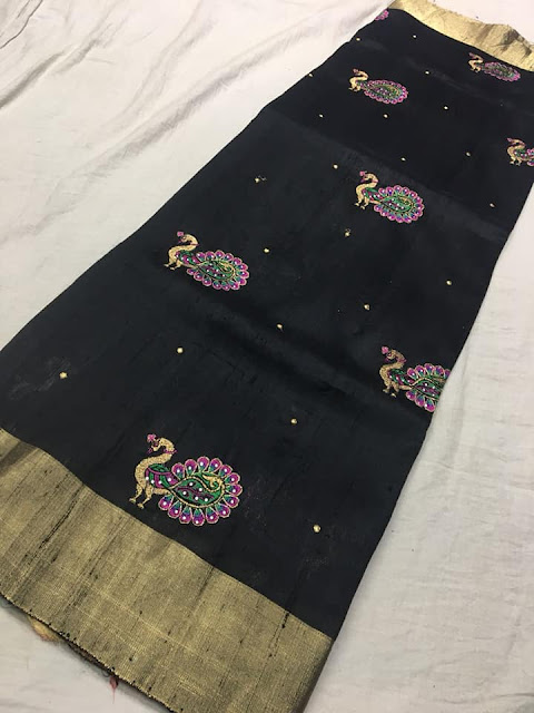  Latest Collections Jute Silk Sarees Online 
