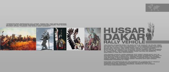 Hussar Inspired Dakar Rally concept car
