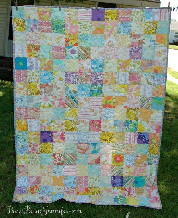 Patchwork-Vintage-Sheet-Quilt-BusyBeingJennifer.com_