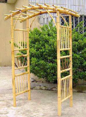 Bamboo Arbor With Gate3