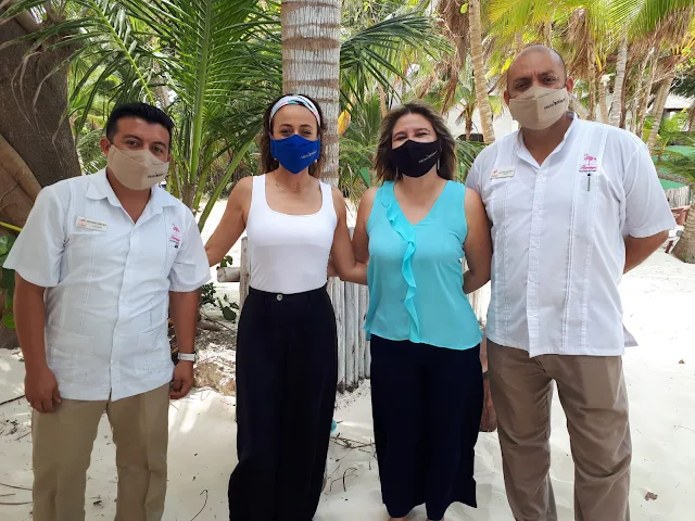 Antonio Bacab, Lucero Clalixto, Vanessa Magallanes y Miguel Cisneros