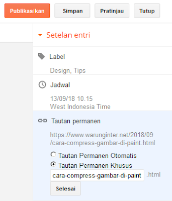 Ubah Permalink Blogger Tanpa Kehilangan Traffik