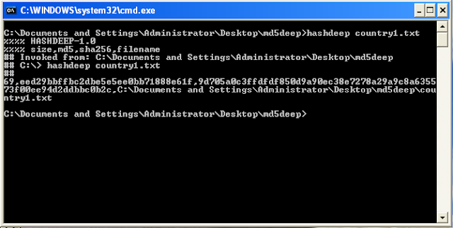 md5deep and hashdeep - Latest version 3.9.1 Released