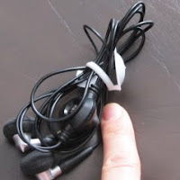 Pull tab rings keep the cords more tidy in a bag, purse or pocket.