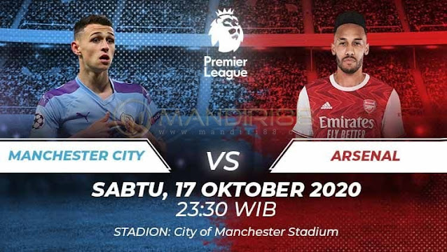 Prediksi Manchester City Vs Arsenal, Sabtu 17 Oktober 2020 Pukul 23.30 WIB @ Mola TV