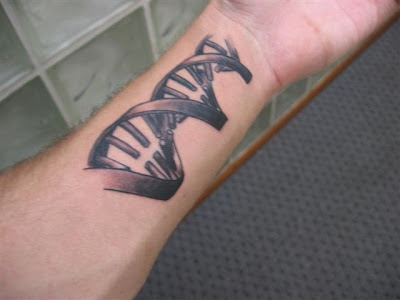 3d tattoo. Genetic 3D Tattoo