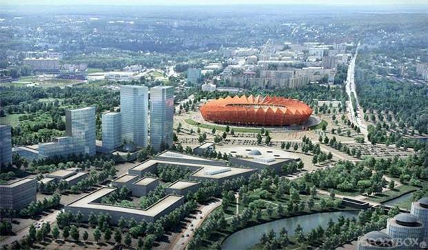 Russian stadiums for the World Cup in 2018