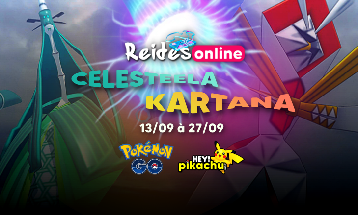 ◓ Pokémon GO: Celesteela e Kartana disponíveis em Reides por tempo limitado