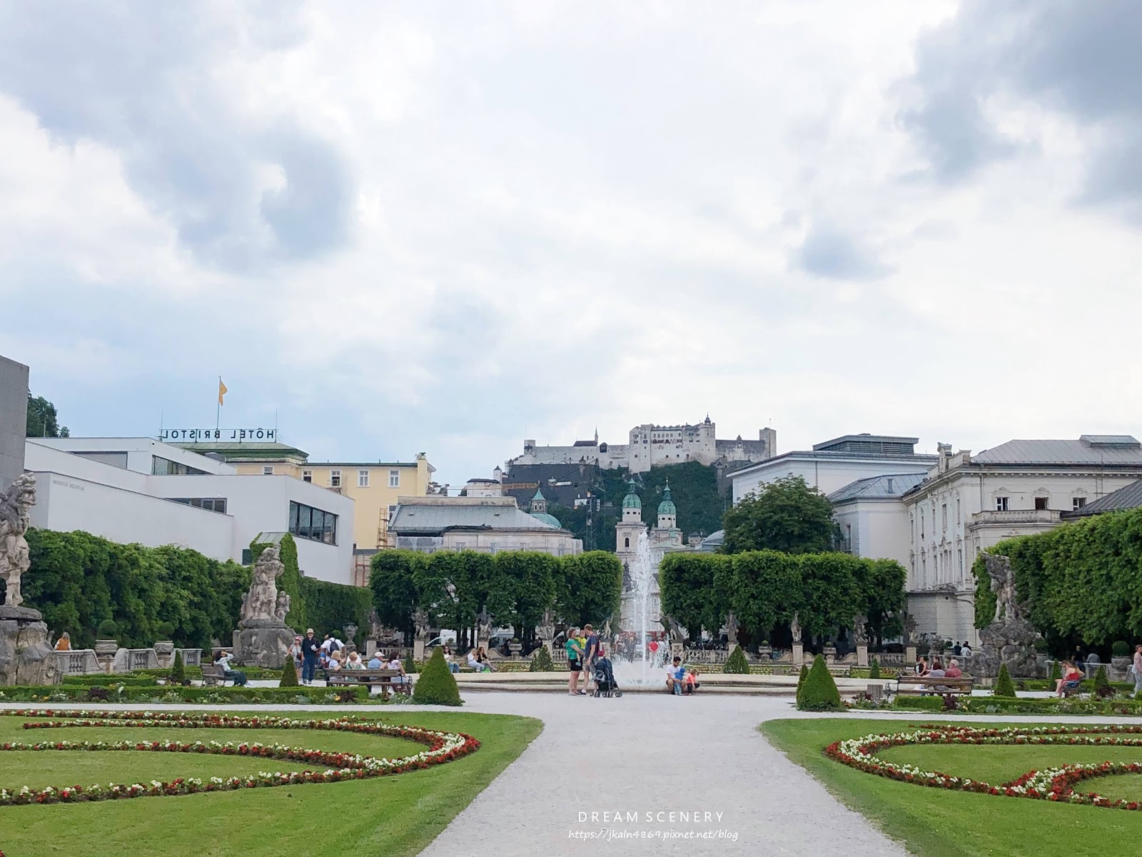 【奧地利-Salzburg】薩爾斯堡舊城區景點│米拉貝爾宮花
