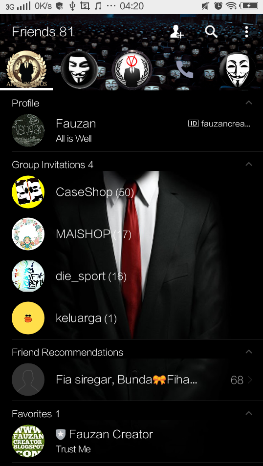 Download Tema Line Terbaru Gratis ~ FAUZAN CREATOR