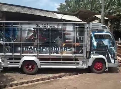 bak truk variasi - truk transformer