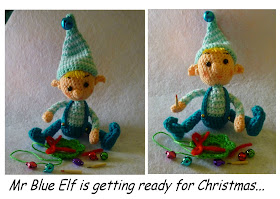 Crochet Christmas elf bur pattern gift cute amigurumi 