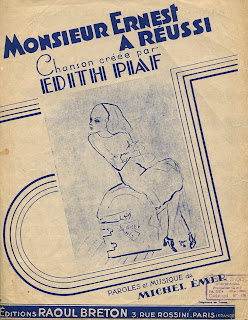 Edith Piaf - Monsieur Ernest a réussi - France - 1945