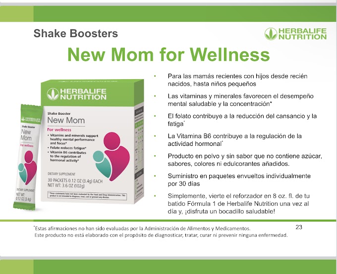 New Mom For Wellness: 30 Paquetes