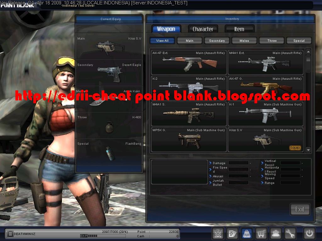 cheat point blank haloo kakak cheat pointblank gm acc pas bom cepat hp ...