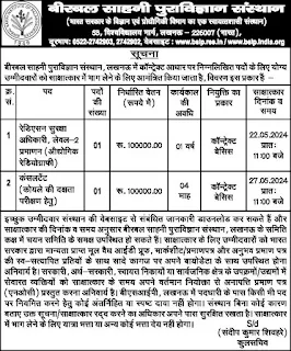 BSIP Lucknow Recruitment 2024