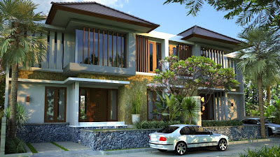 desain rumah, desain villa, type 130, interior, minimalis