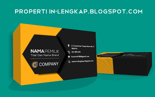 Download Preset Template Desain Kartu Nama Gratis