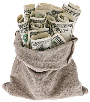images of clipart money bags