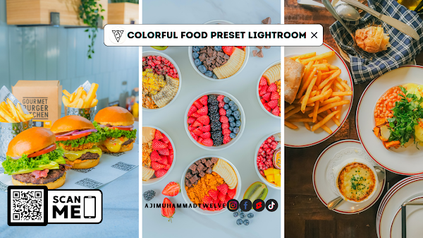 Colorful Food Preset Lightroom