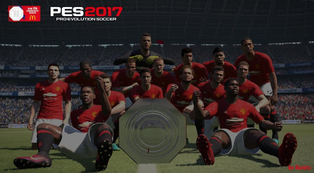 PES 2017 English Premier League, FA Cup, FA Community shield Trophy by Ronito