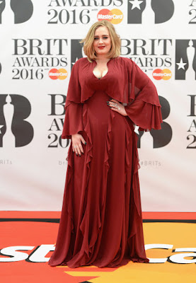 adele at brit 2016 awards