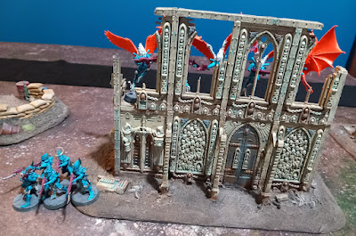 Warhammer 40k battle report: Drukhari vs Space Marines, 500pts