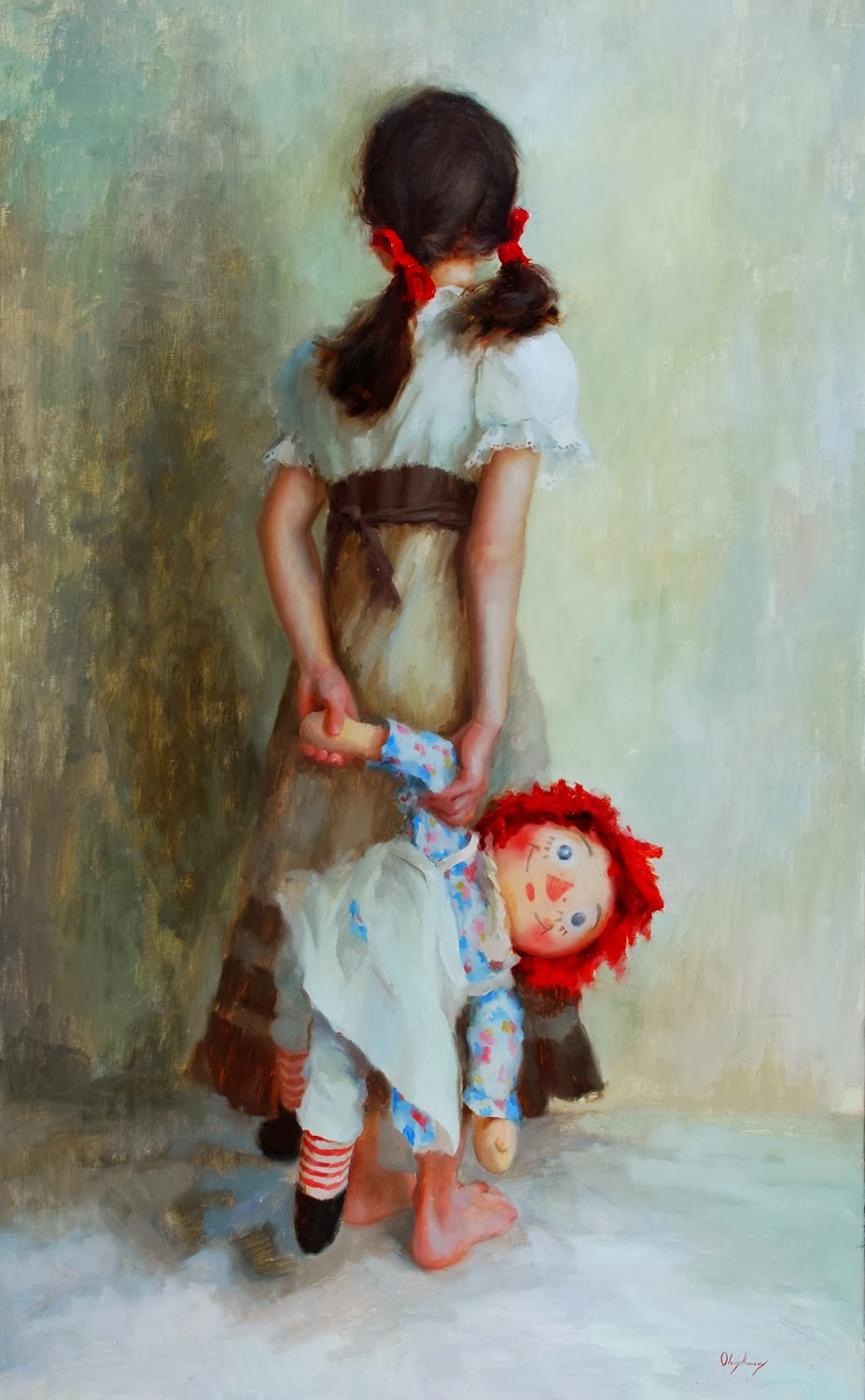 Beautiful Childhood Paintings by Marci Oleszkiewicz | American Artist