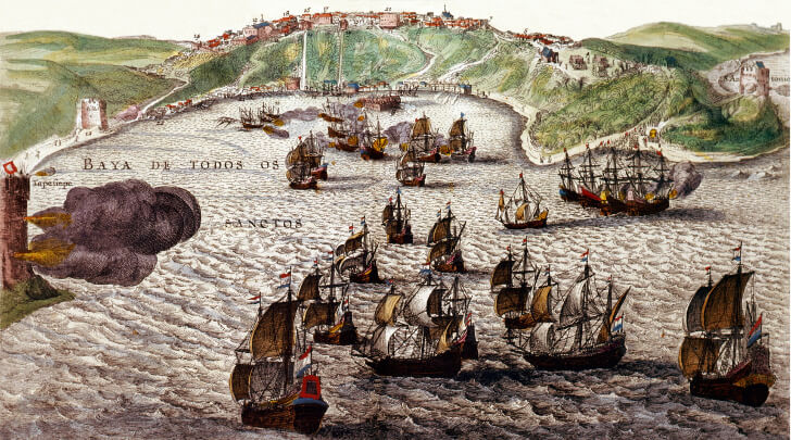 Holandeses invadem a Bahia