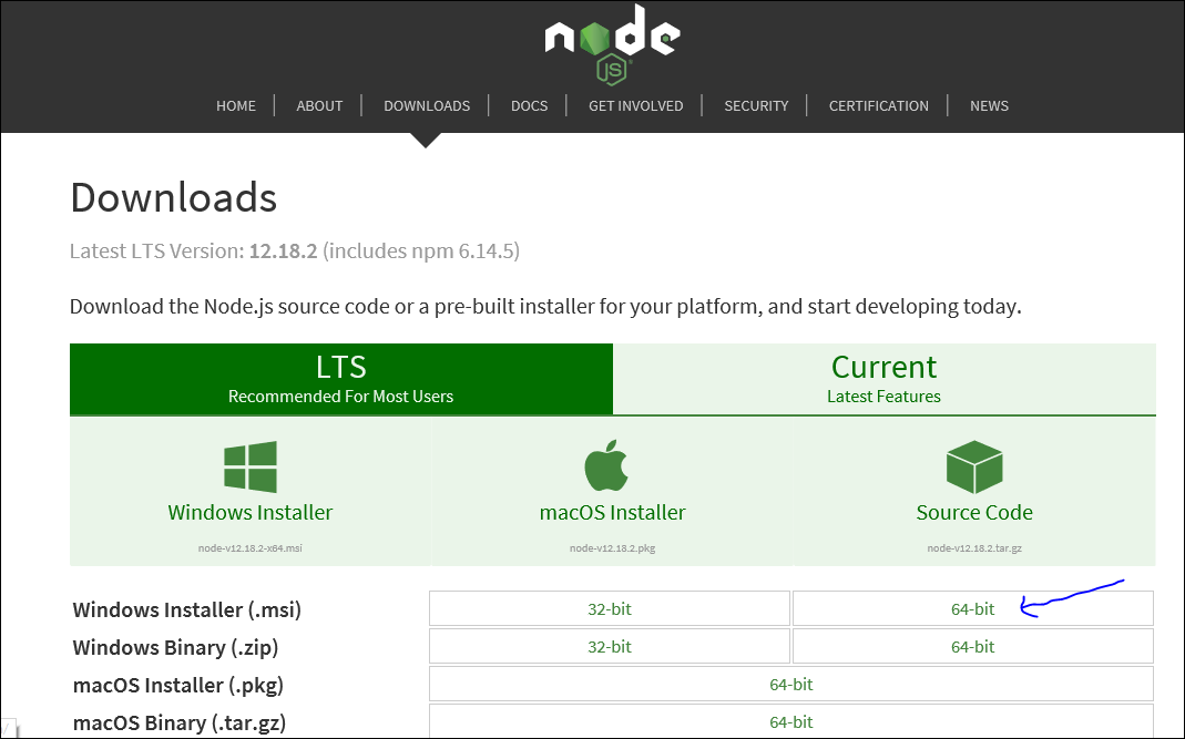 How to Download & Install Node.js and npm on Windows