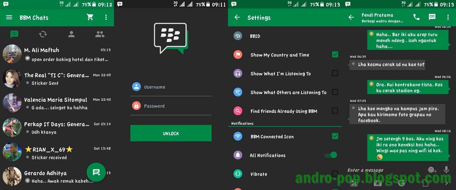 Kumpulan BBM Mod Desember 2016 Terbaru