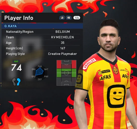 Onur Kaya Face For PES 2017