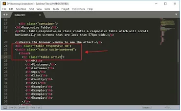 the HTML file