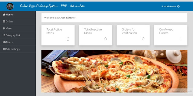 Source Code PHP Order Pemesanan Pizza Online