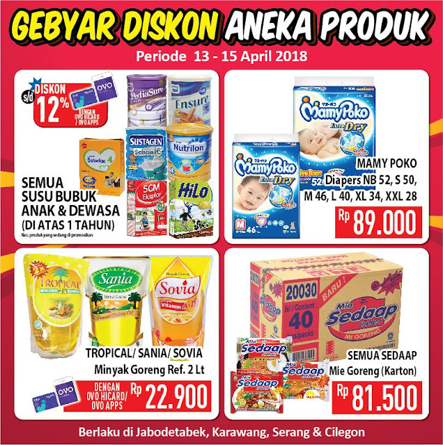 Harga Promo HYPERMART JSM Akhir Pekan 13 - 15 April 2018