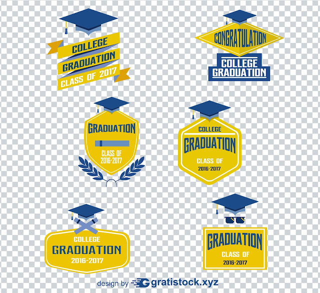 Free Download PSD OF Blue and Yellow Logos of Univercity