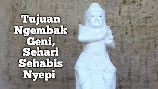 Makna Ngembak Geni, Sehari Sehabis Nyepi