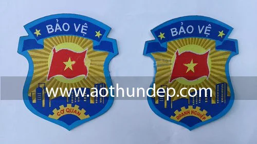 huy nhiệu đồng phục bảo vệ