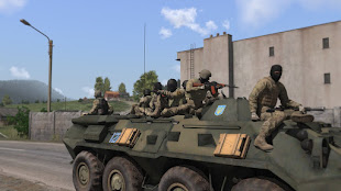 Arma3用ウクライナ軍MODの装甲兵員輸送車