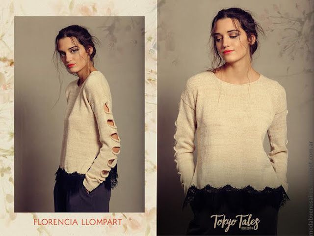 Moda otoño invierno 2016 tejidos invierno 2016 Florencia Llompart.