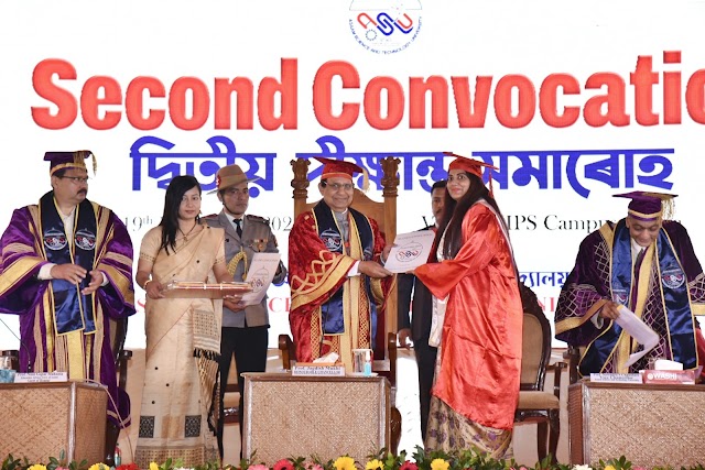 Assam Governor attends 2nd Convocation of ASTU