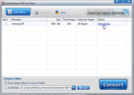 Hasil konversi file PDF ke Doc