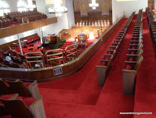 balcony of 16th street Baptist Church