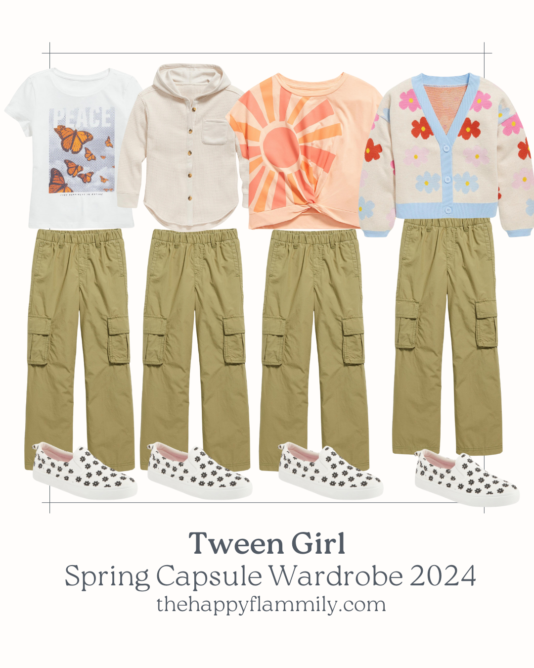 Old Navy Spring Girls Capsule Wardrobe