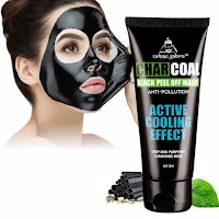 UrbanGabru Charcoal Peel Off Mask for Men & Women | Removes Blackheads and Whiteheads | Active Cooling Effect | Deep Skin Purifying Cleansing (60 gm)