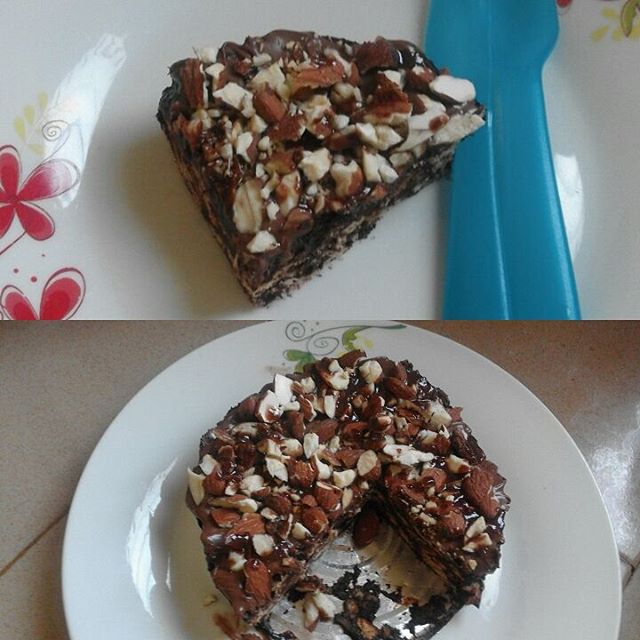 Kek Batik Nutella Almond  Inani Hazwani
