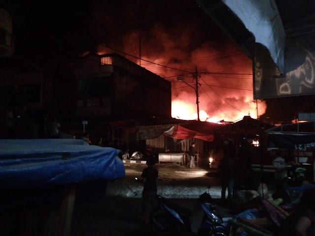 Sijago Merah Hanguskan Ruko di Pasar Gang Senggol Babusalam Sungai Penuh 